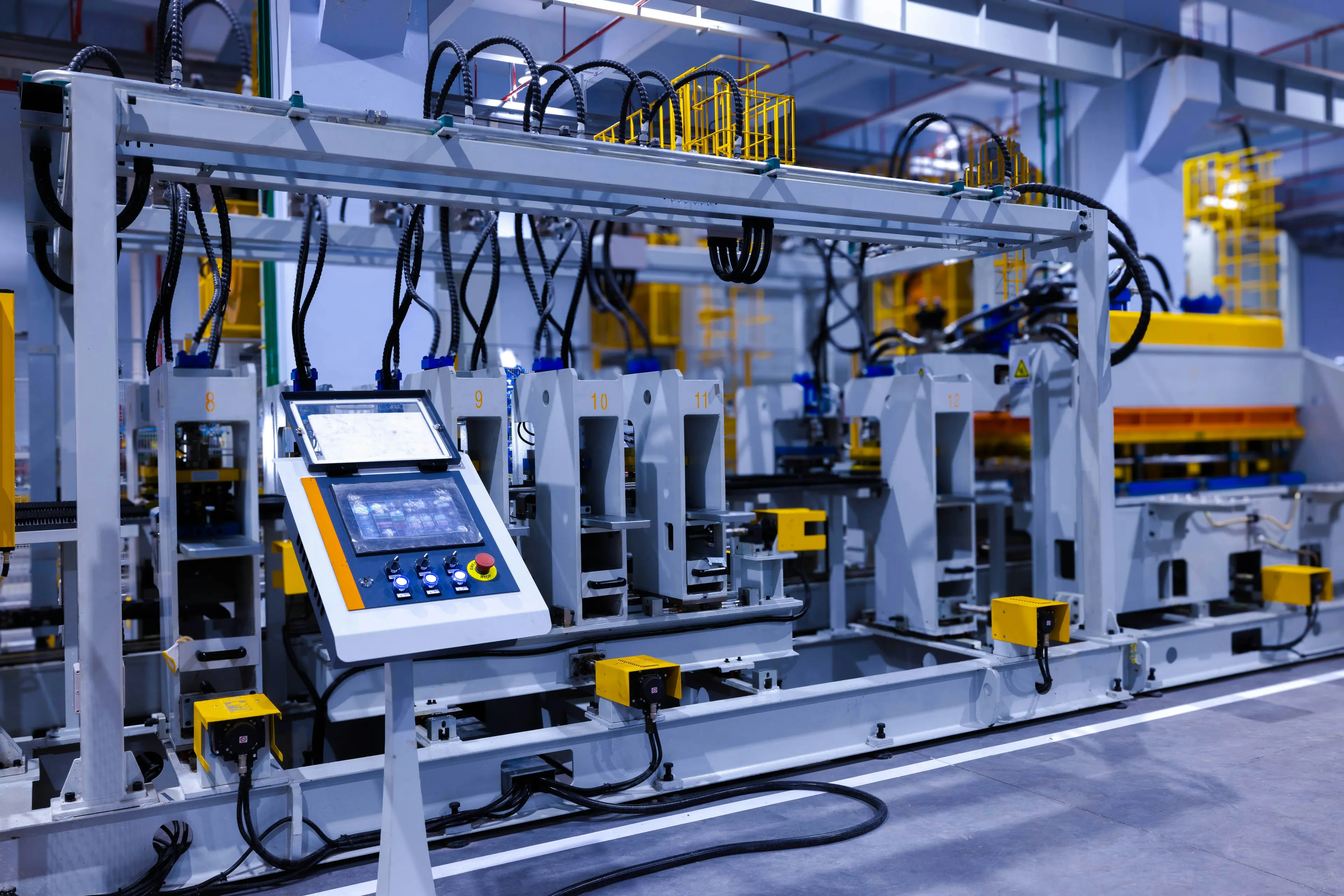 Factory automation system with robotic equipment