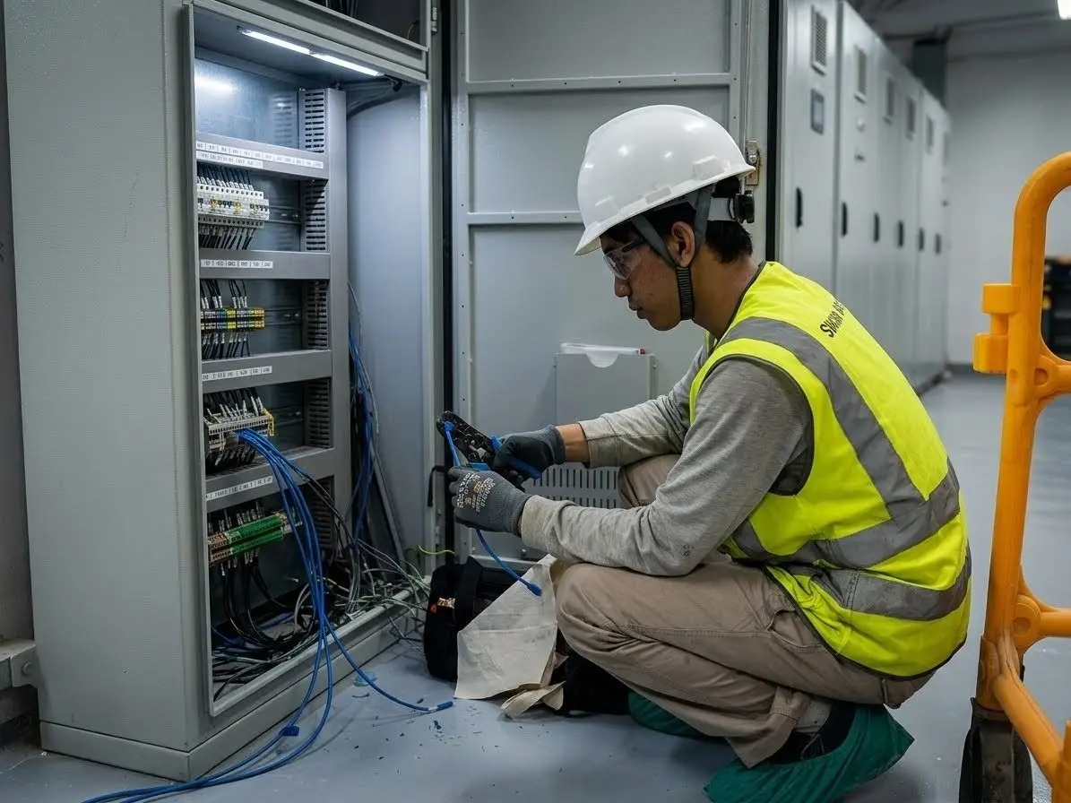 Automation panel controller with PLC